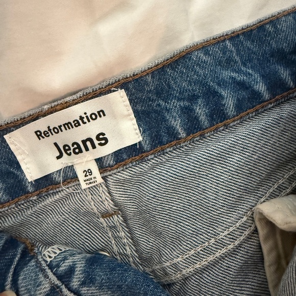 Reformation Light Blue Denim Jeans - Picture 3 of 7